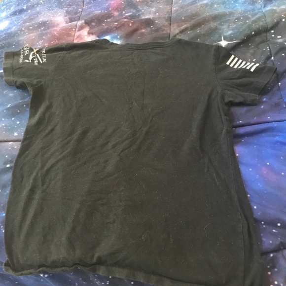 Grunt style black, white, and red top - Picture 2 of 2